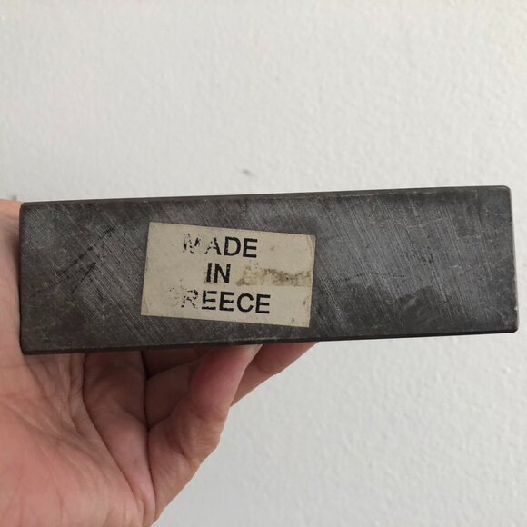 Goat Bronze statue Ancient Greek sculpture 6"Hight Marble Base - Picture 6 of 6